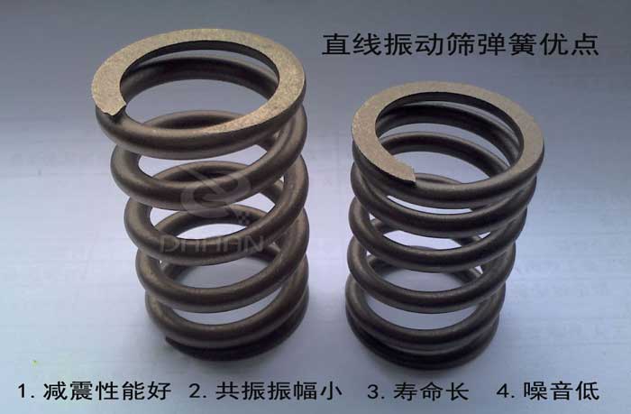 直線振動篩彈簧的優(yōu)勢